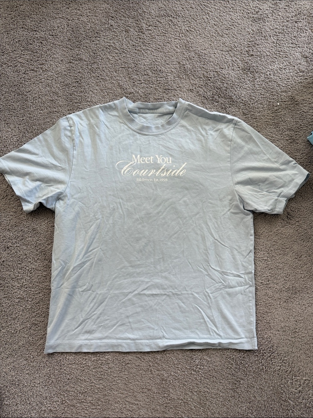 Lululemon meet you courtside cotton tee